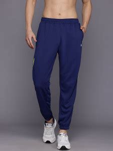 HRX by Hrithik Roshan Solid Men Blue Track Pants - Buy HRX by Hrithik ...