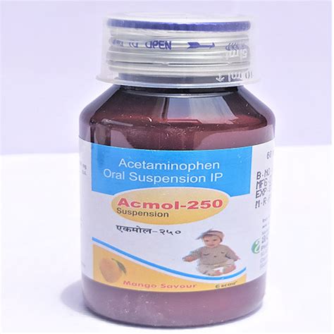 ACMOL 250 Suspension Acme Pharmaceuticals