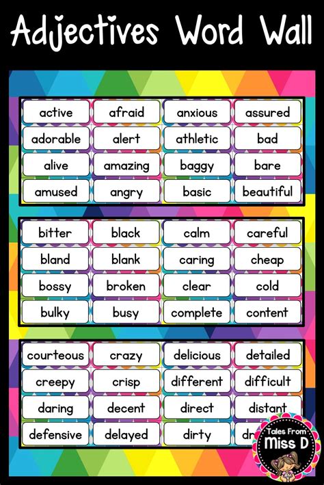 C Adjectives