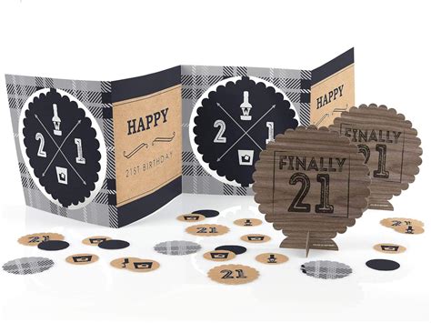 Buy Big Dot of Happiness Finally 21 - 21st Birthday - Birthday Party ...