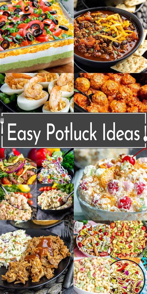 Easy Potluck Ideas | Summer potluck recipes, Potluck recipes, Summer ...