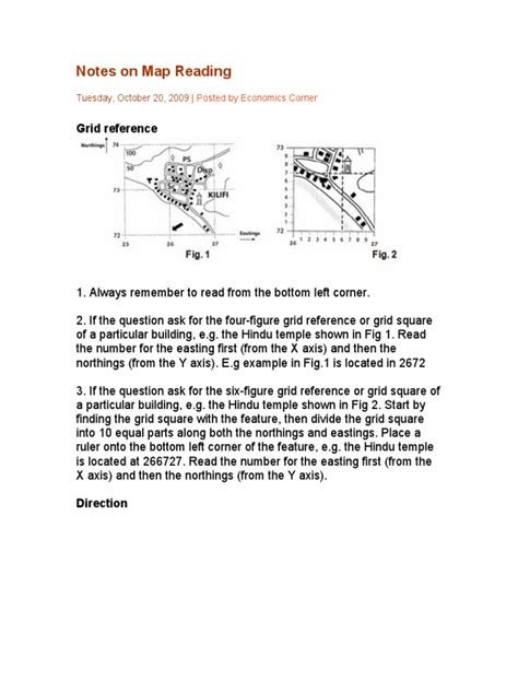 Image result for Map Reading Notes