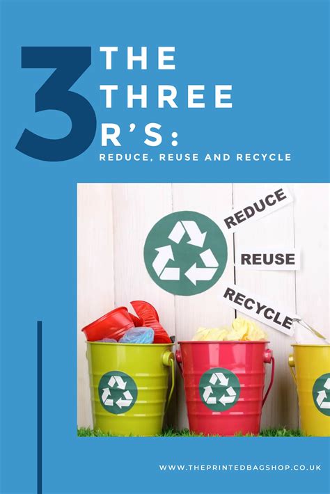 The three r s reduce reuse recycle – Artofit