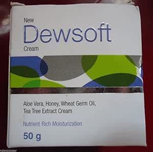 Dewsoft Aloe Vera Honey Wheat Germ Oil Tea Tree Extract Cream 50 gm ...