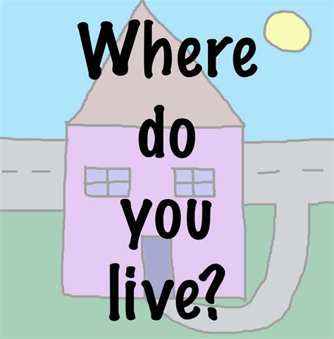 Where do you live? | English vocabulary, Learn english, English grammar