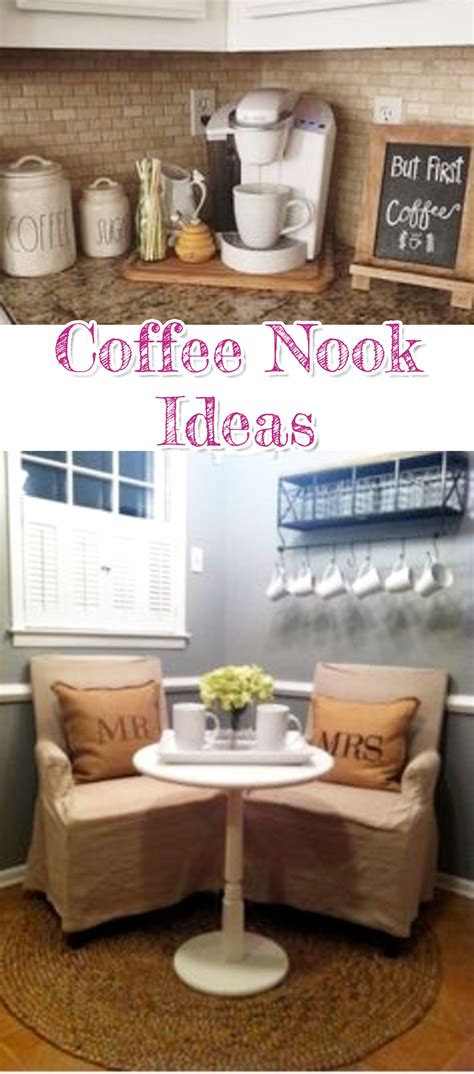 Farmhouse Coffee Bar-Coffee Station Ideas For Small Spaces | Coffee ...