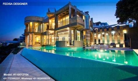 Single Bedroom House Plans Indian Style Luxury Villa With Swimming Pool ...