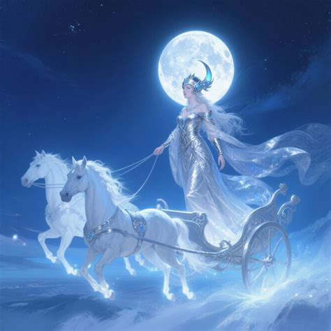 Selene, Titaness of the Moon in 2025 | Greek mythology gods, Greek ...