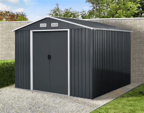 11 x 9 Outdoor Metal Storage Shed, Steel Garden Shed | Ubuy India