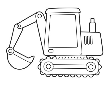 Cat Construction Coloring Pages