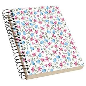 Art Decor Spiral Bound Notebook, Single Rule Notebook, Size : A5 ...