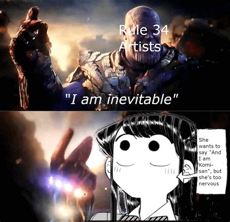 Komi vs Rule 34 Artists : r/Animemes