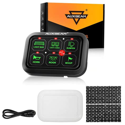 C60 6 Gang LED Switch Panel | Auxbeam India