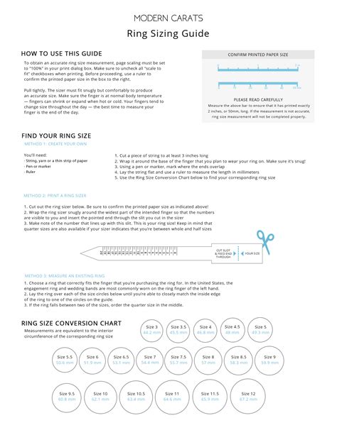 Image result for Ring Sizing Guide