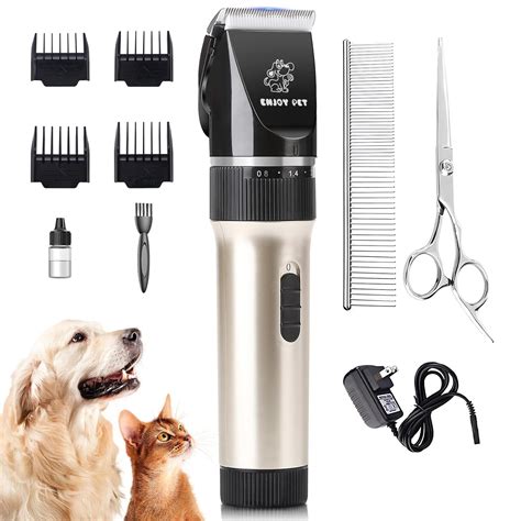 ENJOY PET Dog Clippers Cat Shaver, Professional Hair Grooming Clippers ...