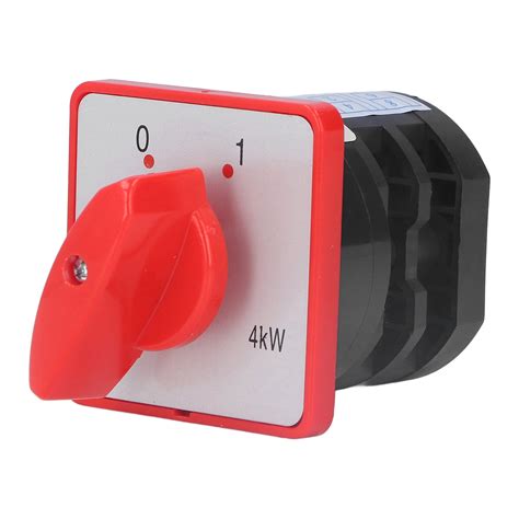 Buy 2 Position Selector Switch, 4kw Fire Resistant Changeover Switch ...