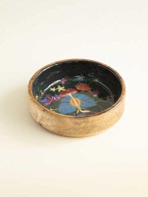 Buy Freedom Tree Healing Heart Handpainted Enamel Salad Bowl Online