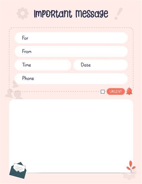 Image result for Phone Message Notes. Printable