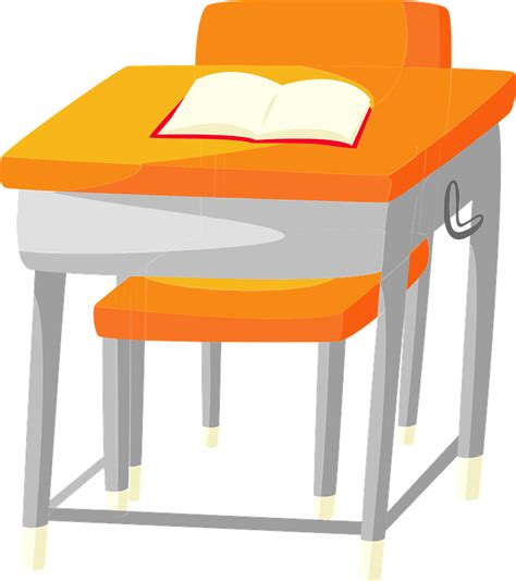 Classroom Desk Clipart