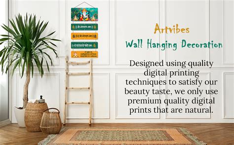 Artvibes Designer Wall Hanging Decoration Item Wooden Decor for Home ...