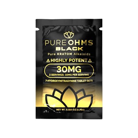 Buy Pure OHMS | Black 7OH | 1ct - 30MG Each at the lowest price on ...