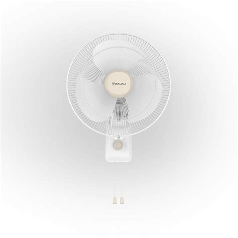 Bajaj Shield Series Robusto 400MM High Speed Wall Fan (Beige & White ...