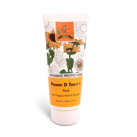 TBC Organic Power D Tan Face Pack -100 gm : Amazon.in: Beauty