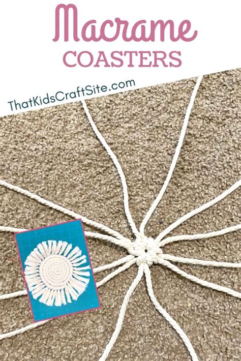 Making Macrame Coasters 的图像结果