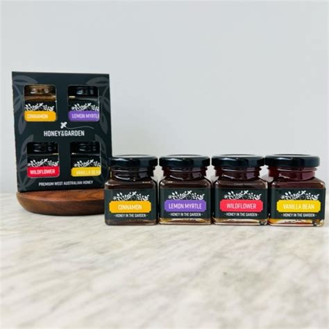 Gourmet Gift Box (Wildflower.LemonMyrtle.Cinnamonn.VanillaBean) 75g×4 ...