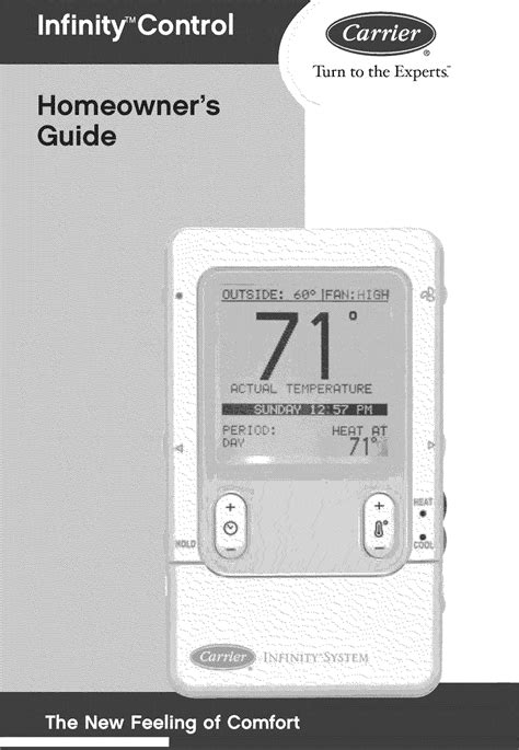 Image result for Carrier Infinity Touch Control Guide