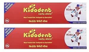 Buy Kidodent Cavity Shield Kids Toothpaste - 60 gm, Pack Of 2 Online at ...