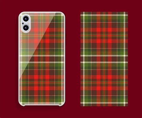 Mobile phone cover . template smartphone case pattern. | Premium Vector
