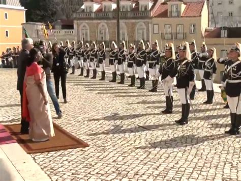 President Murmu accorded Guard of Honour in Portugal, calls for deeper ...