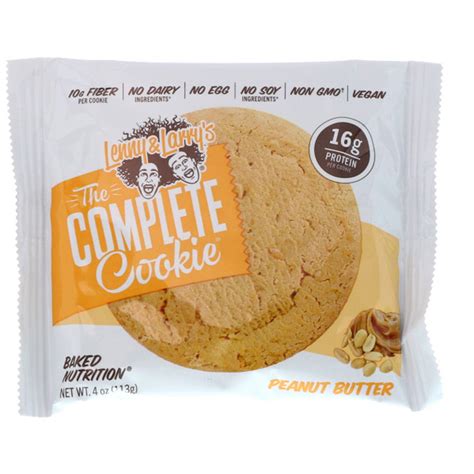 Lenny & Larry's, The COMPLETE Cookie, Peanut Butter, 12 Cookies, 4 oz ...