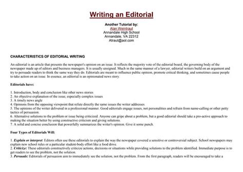 Image result for How to Editorial