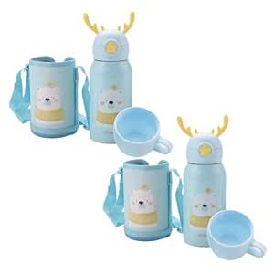 Buy Kuber Industries Water Bottle for Kids|Stainless Steel Flask with ...