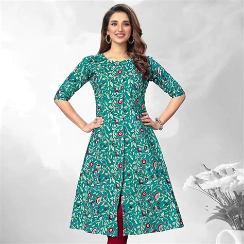 Pure Cotton A Line Flared Kurti DJ2001 – Bavis Clothing