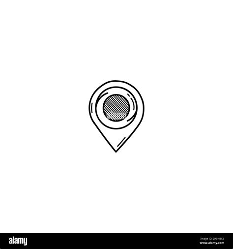 Location Pin Drawing 的图像结果