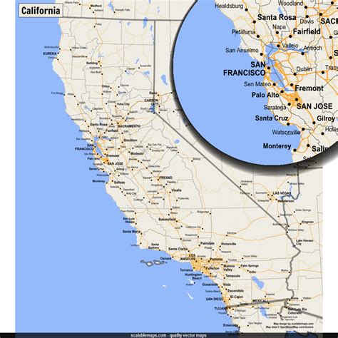 Image result for Google Maps California Map