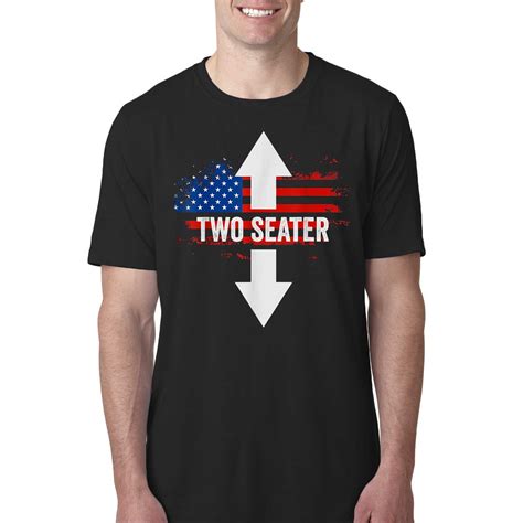 Funny 4th Of July Dirty Shirt For Men Adult Humor Two Seater T-shirt ...