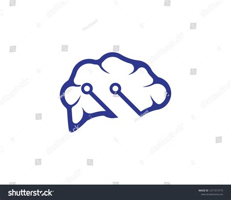 Digital Robot Brain Vector Image 的图像结果