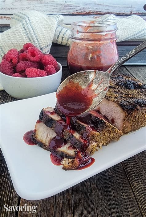 Easy Roasted Raspberry Chipotle Sauce: Sweet, Smoky, Spicy