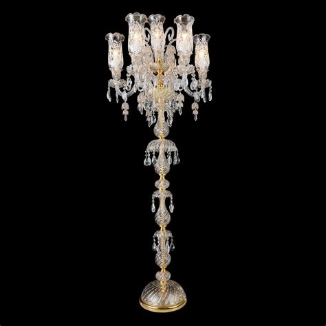 Crystal Candelabra Vintage Chandelier Floor Lamp Standing Lamp Chinese ...