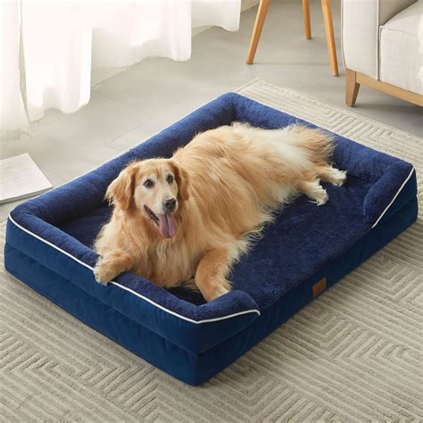 WNPETHOME Waterproof Dog Beds for Jumber Dogs, Orthopedic XXLarge Dog Bed with Sides, Big Dog ...