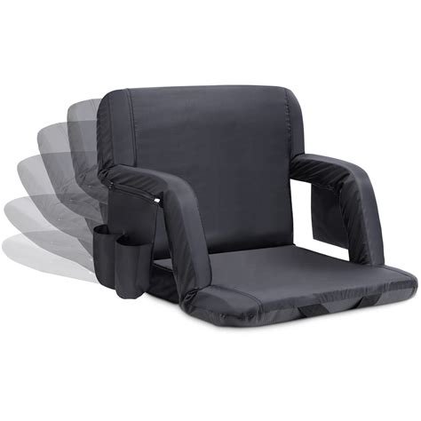 Sportneer Stadium Seat for Bleacher, 1 Pack Bleacher Seat with Back ...