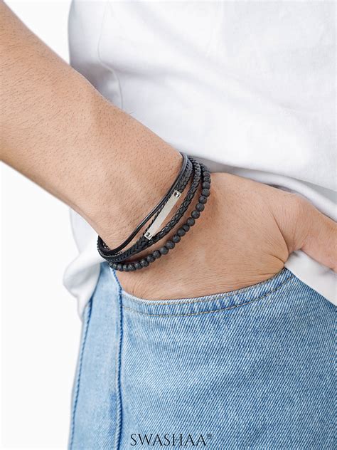 Men's Beaded Bracelets – Swashaa
