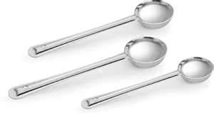 SHIV HOME WORLD Stainless Steel Dosa Ladles Set of 3 (Size -5/4/3 ...