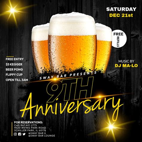 SWAY BARs 9th Anniversary Ugly Christmas Sweater Bash! , SWAY BAR ...