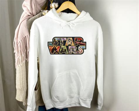 Star Wars Hoodie Star Wars Disney Hoodie Best Design Star - Etsy
