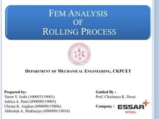 Image result for Fem Analysis of Production Processes